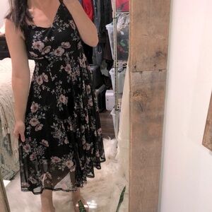 Torrid black floral dress size 0X